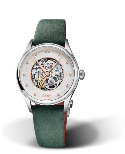 Oris Artelier Skeleton 33 Elmass Stainless Steel, reference 01 560 7724 4031-07 5 17 35FC
