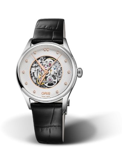 Oris Artelier Skeleton 33 Elmass Stainless Steel, reference 01 560 7724 4031-07 5 17 64FC