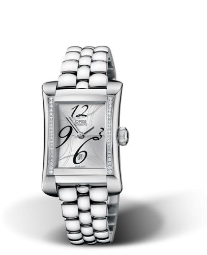 Rectangular Date Elmass 25.9 Paslanmaz Çelik / Gümüş / Bilezik
