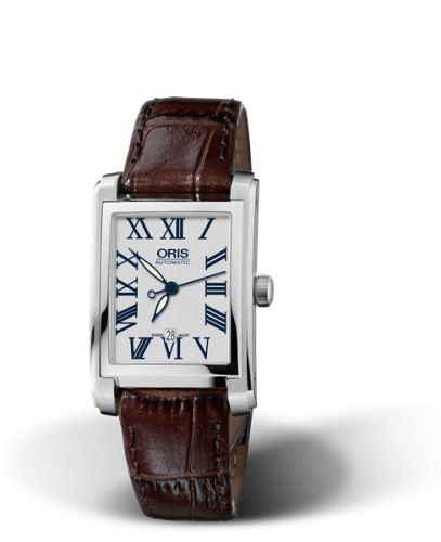 Rectangular Date 24.5 Paslanmaz Çelik / Gümüş - Roman
