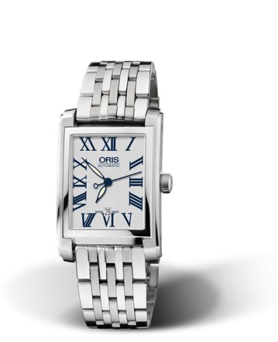 Rectangular Date 24.5 Paslanmaz Çelik / Gümüş - Roman / Bilezik