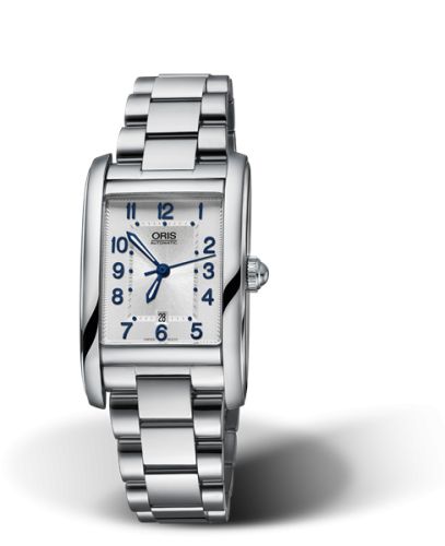 Rectangular Date 25 Paslanmaz Çelik / Gümüş - Arabic