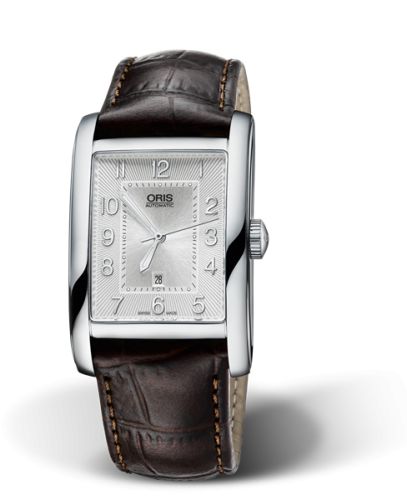 Rectangular Date 30 Paslanmaz Çelik / Gümüş - Arabic