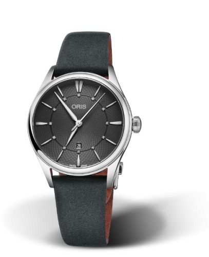 Oris Artelier Date Elmass 33 Stainless Steel / Gray, reference 01 561 7724 4053-07 5 17 34FC