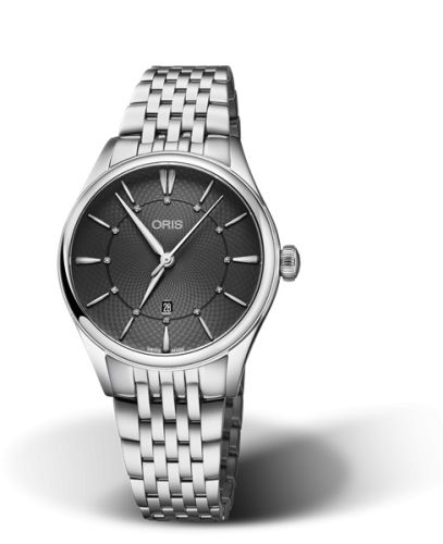 Oris Artelier Date Elmass 33 Stainless Steel / Gray / Bracelet, reference 01 561 7724 4053-07 8 17 79