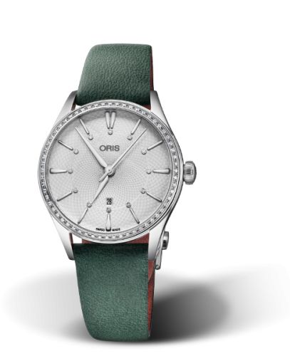 Oris Artelier Date Elmass 33 Stainless Steel - Diamond / Silver, reference 01 561 7724 4951-07 5 17 35FC