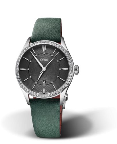 Oris Artelier Date Elmass 33 Stainless Steel - Diamond / Gray, reference 01 561 7724 4953-07 5 17 35FC