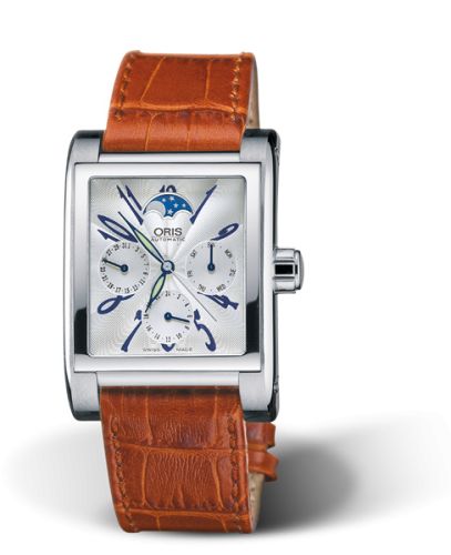 Rectangular Complication Paslanmaz Çelik / Gümüş - Arabic