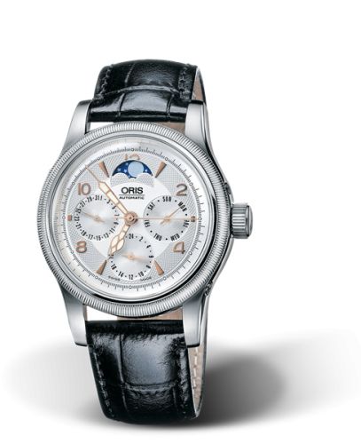 Oris Big Crown Complication Paslanmaz Çelik / Gümüş 38mm, referans 01 581 7566 4061-07 5 19 53