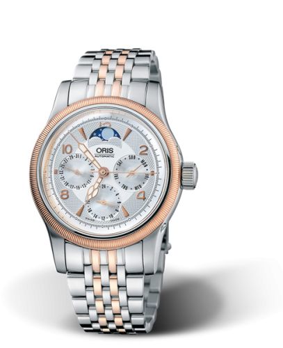 Big Crown Complication Paslanmaz Çelik - Pembe Altın / Gümüş / Bilezik 38 mm