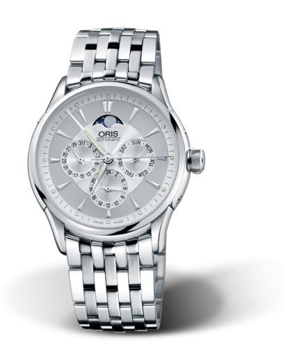 Oris Artelier Complication 40 Stainless Steel / Silver / Bracelet, reference 01 581 7592 4051-07 8 21 73