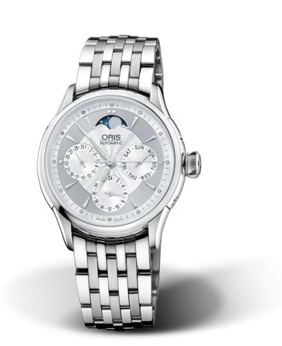 Oris Artelier Complication 35 Stainless Steel / Silver / Bracelet, reference 01 581 7606 4051-07 8 18 73