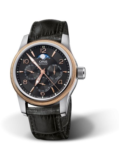 Big Crown Complication Paslanmaz Çelik - Pembe Altın / Siyah