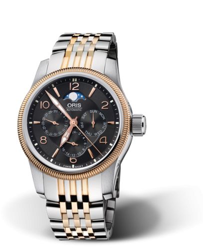 Big Crown Complication Paslanmaz Çelik - Pembe Altın / Siyah / Bilezik