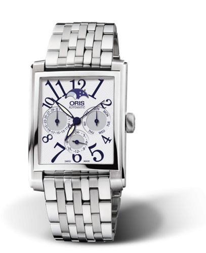 Rectangular Complication Paslanmaz Çelik / Gümüş - Arabic / Bilezik