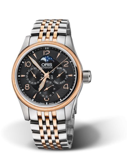 Big Crown Complication Paslanmaz Çelik - Pembe Altın / Siyah