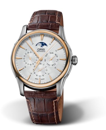 Oris Artelier Complication 40.5 Stainless Steel - Rose Gold / Silver, reference 01 582 7689 6351-07 5 21 70FC