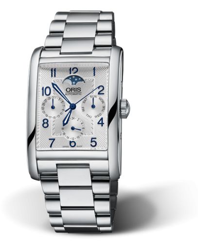 Oris Rectangular Complication Stainless Steel / Silver - Arabic / Bracelet, reference 01 582 7694 4031-07 8 24 20