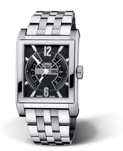 Oris Rectangular Titan Day Date / Bilezik, referans 01 585 7622 7064-07 8 24 77