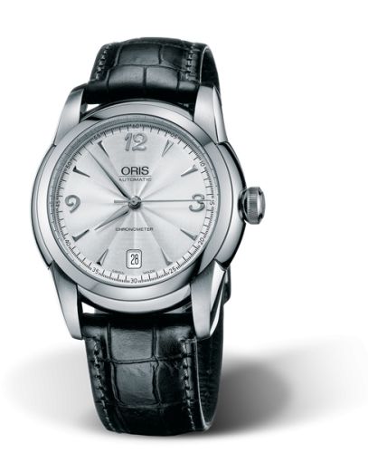 Oris Artelier Chronometer Date 40.5 Stainless Steel / Silver, reference 01 637 7544 4061-07 5 21 49