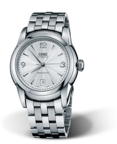 Oris Artelier Chronometer Date 40.5 Stainless Steel / Silver, reference 01 637 7544 4061-07 8 21 71