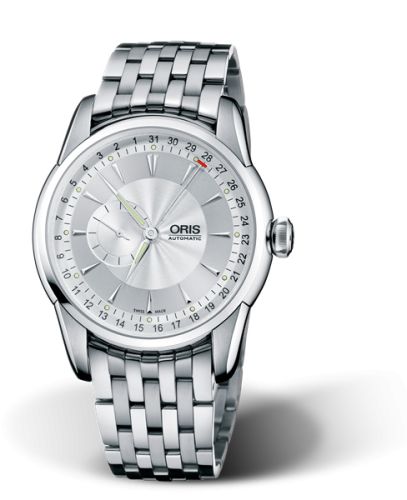 Oris Artelier Small Second Pointer Date 42.5 Stainless Steel / Silver / Bracelet, reference 01 644 7597 4051-07 8 22 75