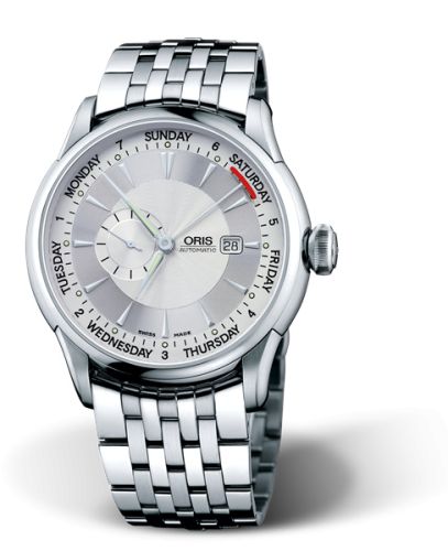 Oris Artelier Small Second Pointer Day 45 Stainless Steel / Silver / Bracelet, reference 01 645 7596 4051-07 8 24 73
