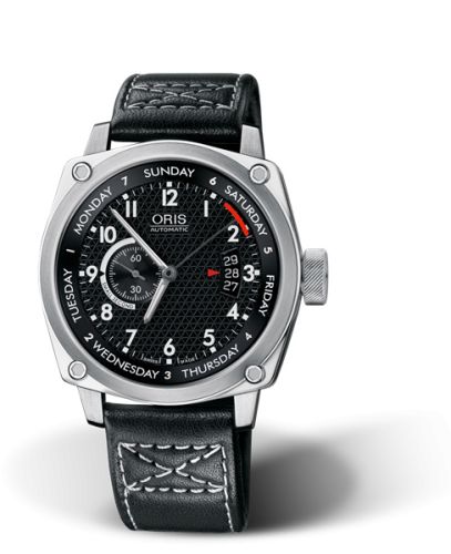 Oris BC4 Small Second Pointer Day Paslanmaz Çelik / Siyah, referans 01 645 7617 4164-07 5 22 58FC