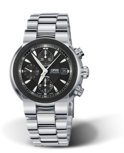 TT1 Chronograph Paslanmaz Çelik - Kauçuk / Siyah / Bilezik 42.5 mm