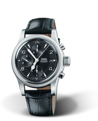 Big Crown Chronograph Paslanmaz Çelik / Siyah 42 mm
