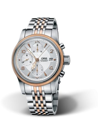 Big Crown Chronograph Paslanmaz Çelik - Pembe Altın / Gümüş / Bilezik 42 mm