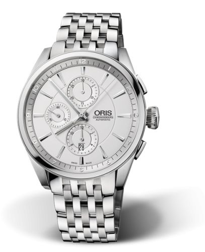 Artix Chronograph Paslanmaz Çelik / Gümüş / Bilezik 44 mm