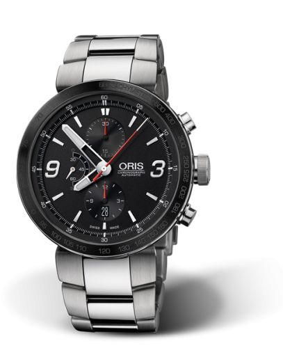 TT1 Chronograph Paslanmaz Çelik - Seramik / Siyah / Bilezik 45 mm