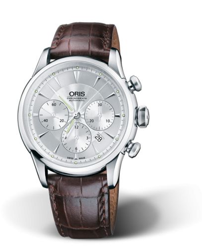 Oris Artelier Chronograph 43.5 Stainless Steel / Silver, reference 01 676 7603 4051-07 5 22 70FC