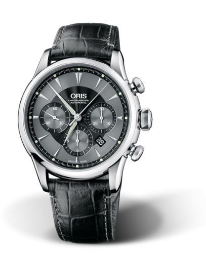 Oris Artelier Chronograph 43.5 Stainless Steel / Black, reference 01 676 7603 4054-07 5 22 71FC
