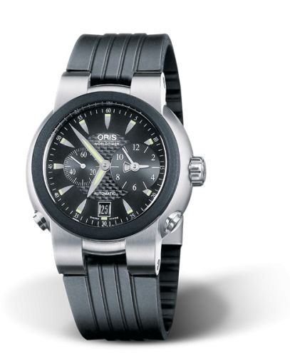 TT1 Worldtimer Paslanmaz Çelik - Kauçuk / Siyah / Kauçuk 42 mm