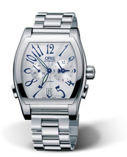 Tonneau Worldtimer Paslanmaz Çelik / Gümüş / Bilezik