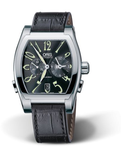 Tonneau Worldtimer Paslanmaz Çelik / Siyah