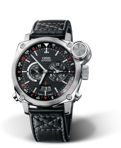 Oris BC4 Flight Timer Paslanmaz Çelik / Siyah, referans 01 690 7615 4154-Set LS