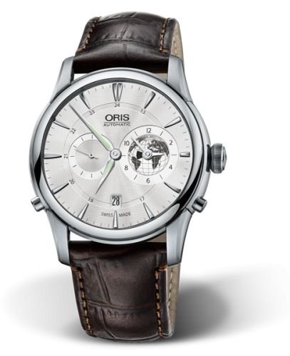 Oris Artelier Worldtimer 42 Greenwich Mean Time, reference 01 690 7690 4081-Set LS