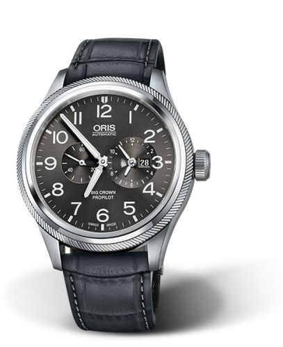 Oris Big Crown ProPilot Worldtimer Paslanmaz Çelik / Gri 44.7mm, referans 01 690 7735 4063-07 5 22 06FC