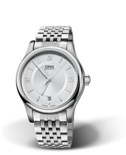 Classic Date 37 Paslanmaz Çelik / Gümüş / Bilezik
