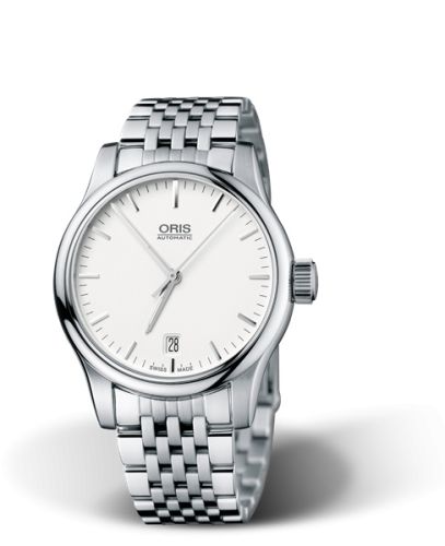 Classic Date 37 Paslanmaz Çelik / Gümüş / Bilezik