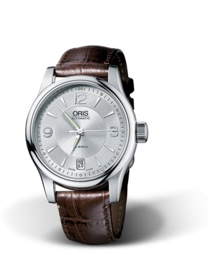 Oris Classic Date 37 Paslanmaz Çelik / Gümüş, referans 01 733 7578 4061-07 5 18 10
