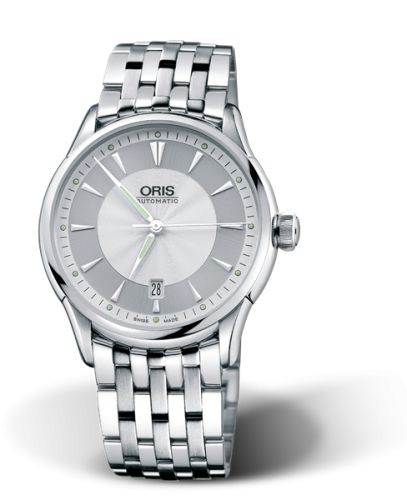 Oris Artelier Date 40 Stainless Steel / Silver / Bracelet, reference 01 733 7591 4051-07 8 21 73