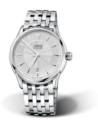 Oris Artelier Date 40 Stainless Steel / Silver / Bracelet, reference 01 733 7591 4091-07 8 21 73