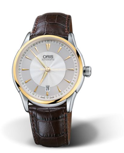 Oris Artelier Date 40 Stainless Steel - Yellow Gold / Silver, reference 01 733 7591 4351-07 5 21 70FC
