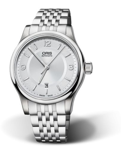 Classic Date 42 Paslanmaz Çelik / Gümüş / Bilezik
