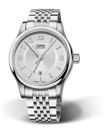 Classic Date 42 Paslanmaz Çelik / Gümüş / Bilezik