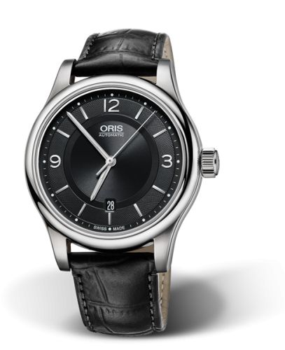 Classic Date 42 Paslanmaz Çelik / Siyah